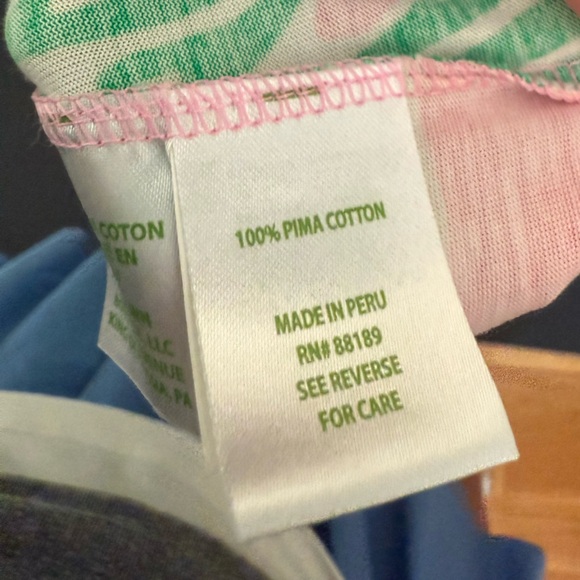 Lilly Pulitzer Pink and Green Leaf Print Dress - Picture 4 of 4